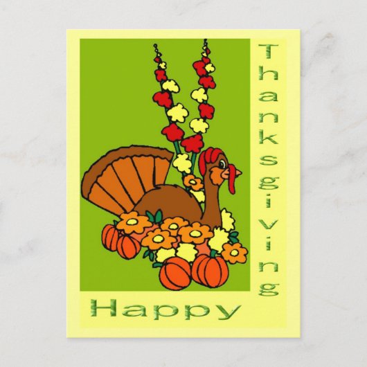 Happy Thanksgiving Feestdagenkaart (Voorkant)