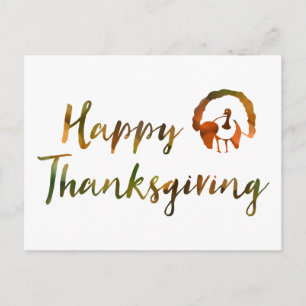 Happy Thanksgiving Feestdagenkaart