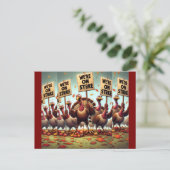 Happy Thanksgiving Feestdagenkaart (Staand voorkant)