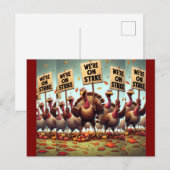 Happy Thanksgiving Feestdagenkaart (Voorkant / Achterkant)