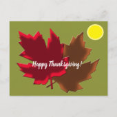 Happy Thanksgiving Feestdagenkaart (Voorkant)