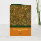 Happy Thanksgiving-feestkaart Feestdagen Kaart (Achterkant)