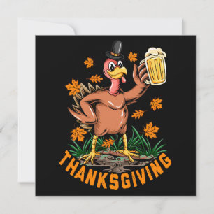 Happy Thanksgiving-feestkaart Feestdagenkaart
