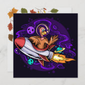 Happy Thanksgiving-feestkaart Feestdagenkaart (Voorkant / Achterkant)