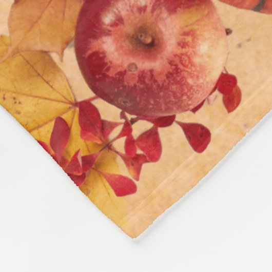 Happy Thanksgiving Fleece Deken (Hoek)