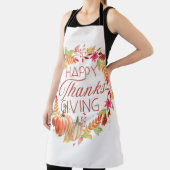 Happy Thanksgiving Floral Herfst Krans Schort (Insitu)