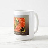 Happy Thanksgiving Floral Koffiemok (Voorkant rechts)