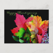 Happy Thanksgiving Foliage Briefkaarten (Voorkant)