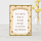 Happy Thanksgiving for Family Kaart (Gele Bloem)