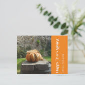 Happy Thanksgiving foto Aankondiging Briefkaart (Staand voorkant)