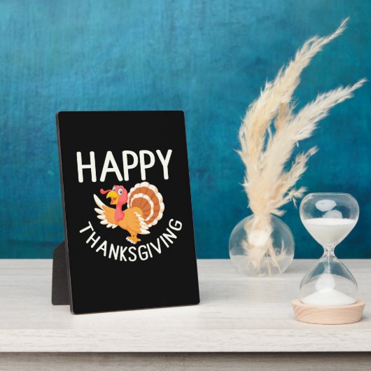 Happy Thanksgiving Fotoplaat (Zijkant)