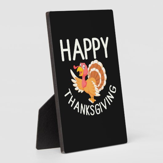 Happy Thanksgiving Fotoplaat (Zijkant)