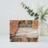 Happy Thanksgiving! Frame with room for your photo Briefkaart (Staand voorkant)