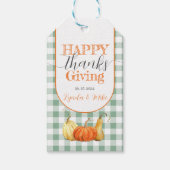 Happy Thanksgiving Friends Pumpkins Cadeaulabel (Voorkant)
