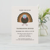 Happy Thanksgiving Friendsgiving Grateful Blessed Kaart (Staand voorkant)