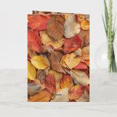 Happy Thanksgiving Funny Squirrel Kaart (Achterkant)