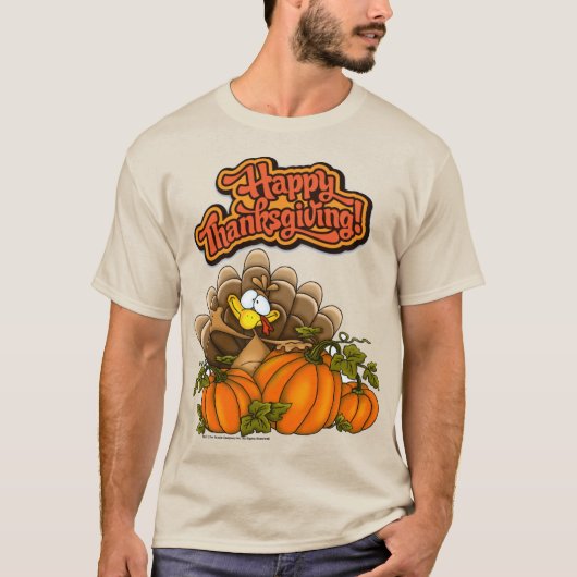 Happy Thanksgiving Funny T-Shirt (Voorkant)