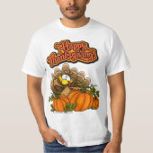 Happy Thanksgiving Funny T-Shirt (Voorkant)