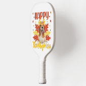Happy Thanksgiving Funny Turkey Beagle Lover Pickleball Paddle (Links)