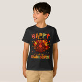 Happy Thanksgiving Funny Turkey Day Family Dinner  T-shirt (Voorkant volledig)