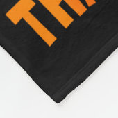 Happy Thanksgiving Funny Turkey Family Dinner Than Fleece Deken (Hoek)