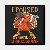 Happy Thanksgiving Gaming Fall Turkey Gamer Boys K Magneet (Voorkant)