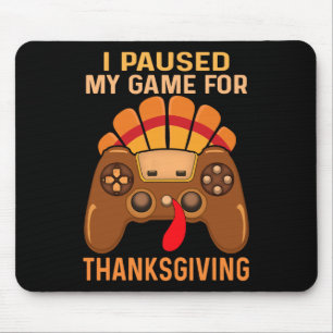 Happy Thanksgiving Gaming Herfst Turkije Gamer Boy Muismat