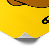 Happy Thanksgiving Gekke Turkije Poster (Hoek)