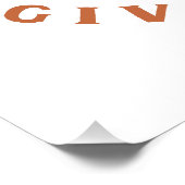 Happy thanksgiving geven bedankt schattige kalkoen perfect poster (Hoek)