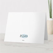 Happy Thanksgiving gevouwen bedankkaart (Achterkant)