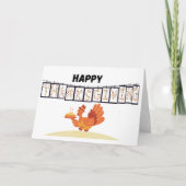 Happy Thanksgiving gevouwen Kaarten (Voorkant)