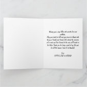 Happy Thanksgiving gevouwen vakantiepas, dank u Bedankkaart (Binnen)