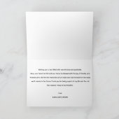 Happy Thanksgiving gevouwen vakantiepas, dank u Bedankkaart (Binnen)