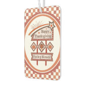 Happy Thanksgiving Gezegend Retro Teken Luchtverfrisser (Links)