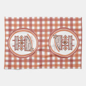 Happy Thanksgiving Gezegend Retro Teken Theedoek (Horizontaal)