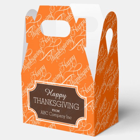 Happy Thanksgiving Gift Box Bedankdoosjes (Geopend)