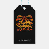 Happy Thanksgiving gift Cadeaulabel (Voorkant)