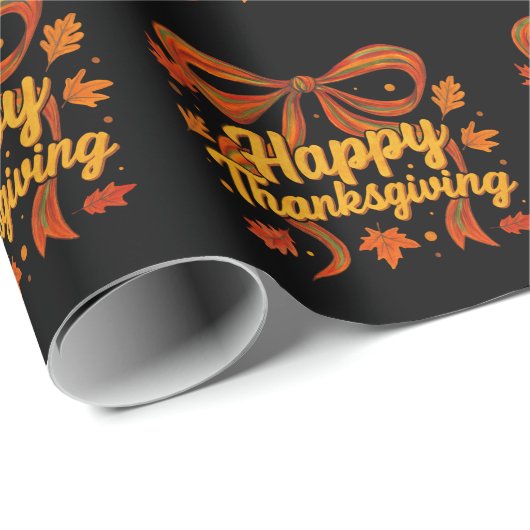 Happy Thanksgiving gift Cadeaupapier (Rol Hoek)