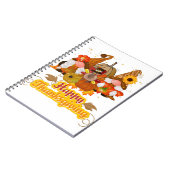 Happy Thanksgiving Gnome Notitieboek (Linkerzijde)