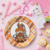 Happy Thanksgiving Gnome Paper-Bord Papieren Bordje (Feest)