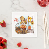 Happy Thanksgiving Gnome Servet (Insitu)