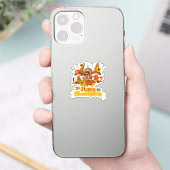 Happy Thanksgiving Gnome Sticker (Telefoon)