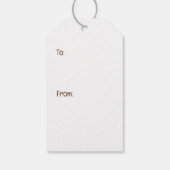 Happy Thanksgiving Golden Retriever Dog Cadeaulabel (Achterkant)