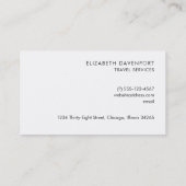 Happy Thanksgiving Gourds op Rustic Wood Visitekaartje (Achterkant)