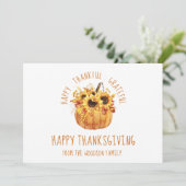 Happy Thanksgiving Greeting (Staand voorkant)