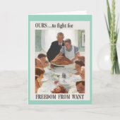 Happy Thanksgiving Greeting Card Kaart (Voorkant)