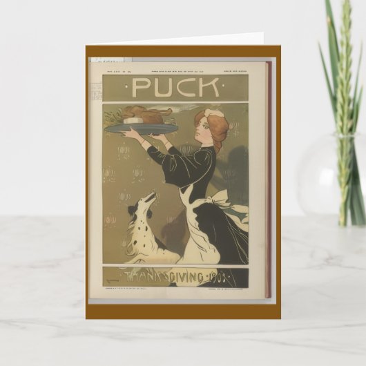 Happy Thanksgiving Greeting Card Kaart (Voorkant)