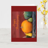 Happy Thanksgiving Greeting Card Kaart (Gele Bloem)