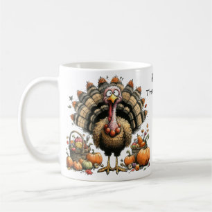 Happy Thanksgiving grillige eigenzinnige Turkije Koffiemok