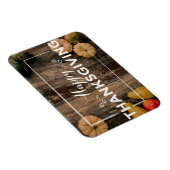 Happy Thanksgiving-groet met pompoenen Magneet (Rechterzijde)